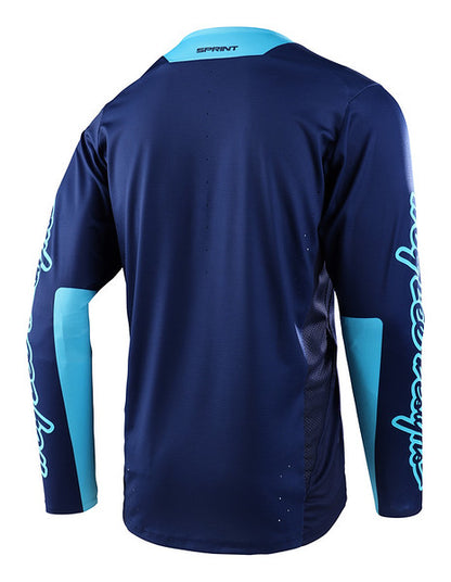Troy Lee Designs Sprint Long Sleeve MTB Jersey - Icon - Navy