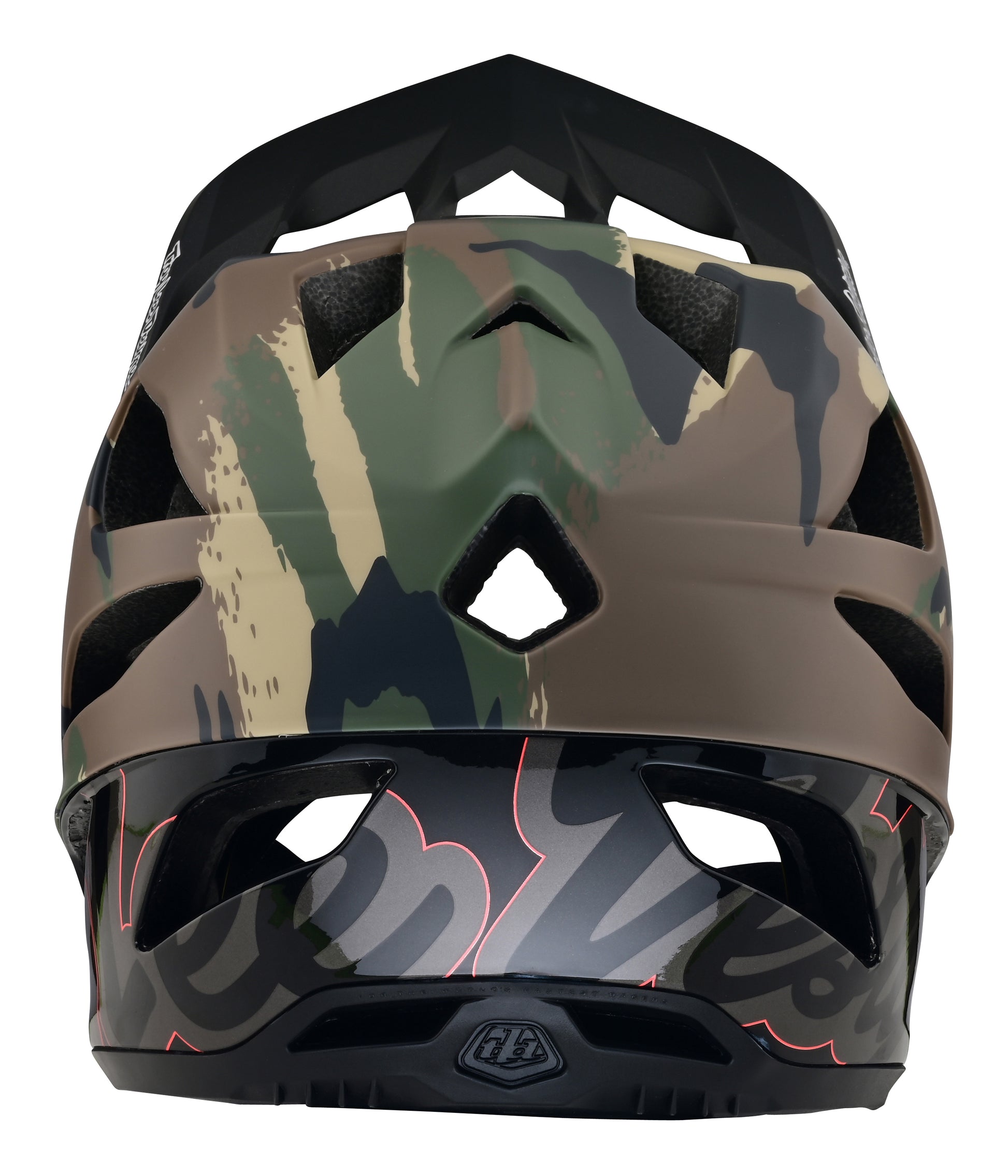 army camo motorcycle helmet Troy Lee Designs Stage Full Face Helmet with MIPS - Signature Camo