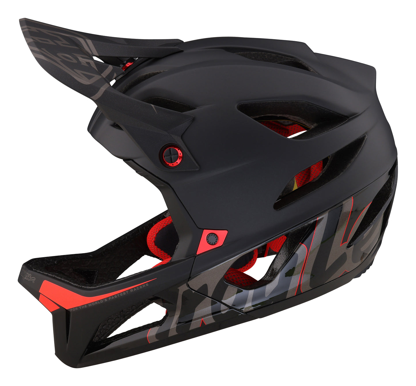 Troy Lee Designs Stage Full Face Helmet with MIPS - Signature - Black