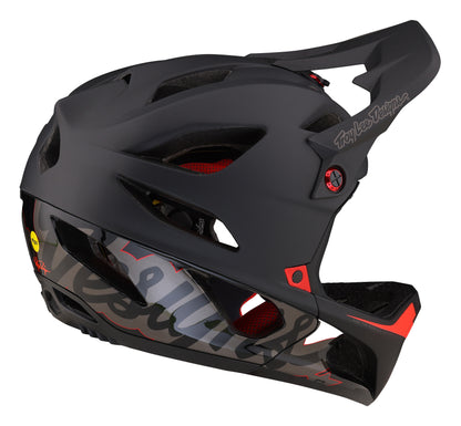 Troy Lee Designs Stage Full Face Helmet with MIPS - Signature - Black