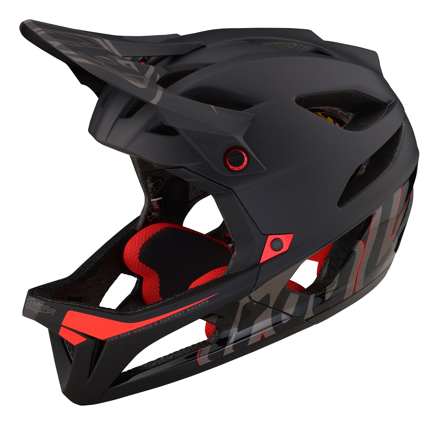 Troy Lee Designs Stage Full Face Helmet with MIPS - Signature - Black