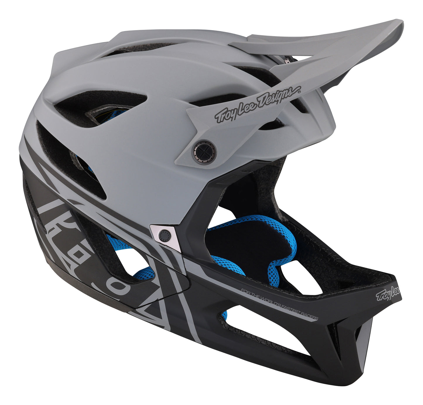 Troy Lee Designs Stage Full Face Helmet with MIPS - Stealth - Gray