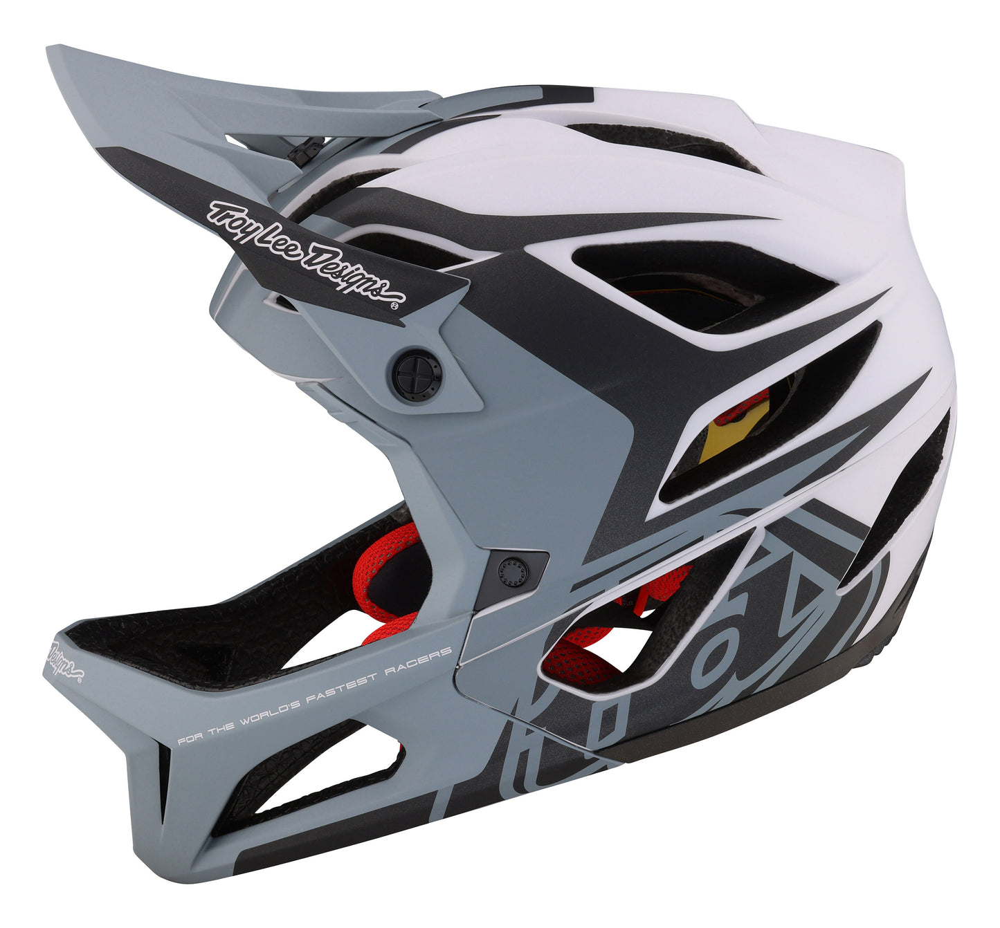 Troy Lee Designs Stage Full Face Helmet with MIPS - Valance - Gray - 2023