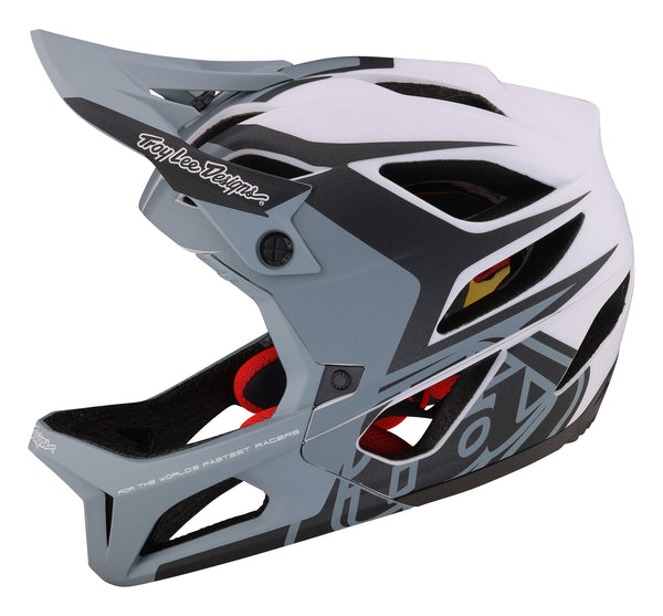 Troy Lee Designs Stage Full Face Helmet with MIPS - Valance - Gray - 2 ...