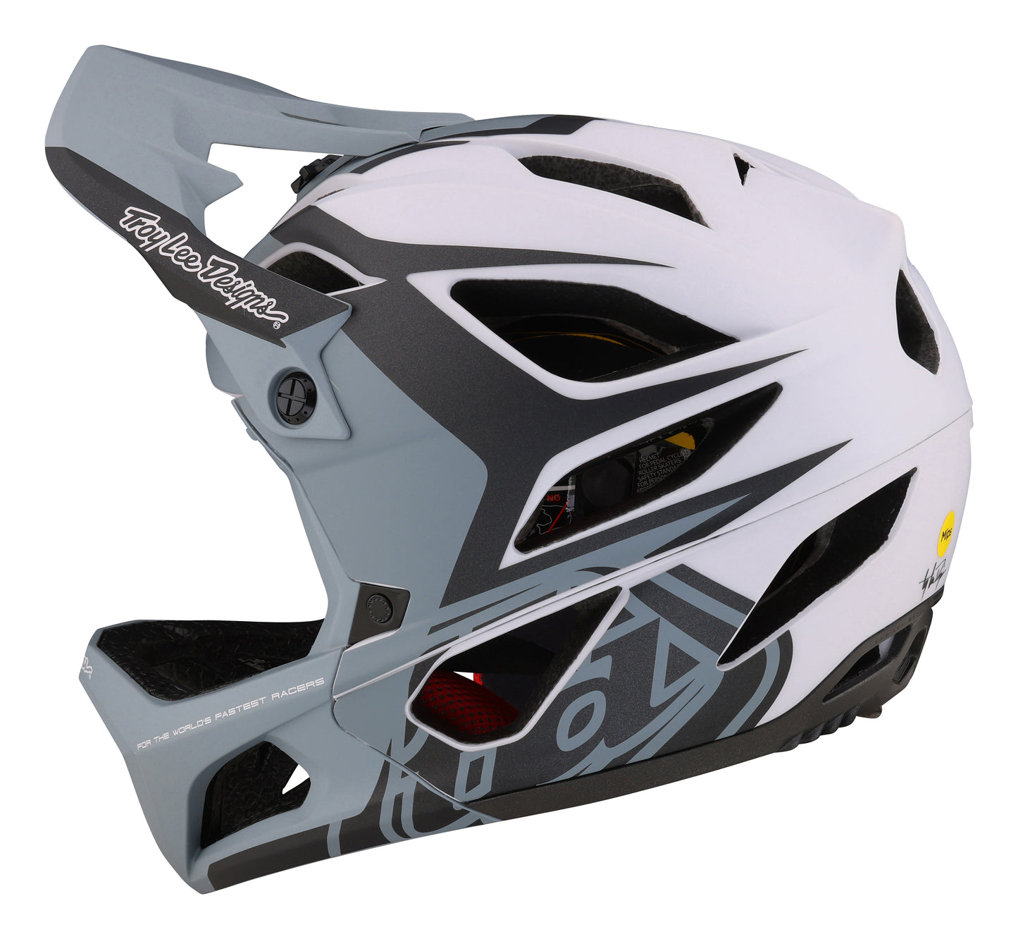 Troy Lee Designs Stage Full Face Helmet with MIPS - Valance - Gray - 2023