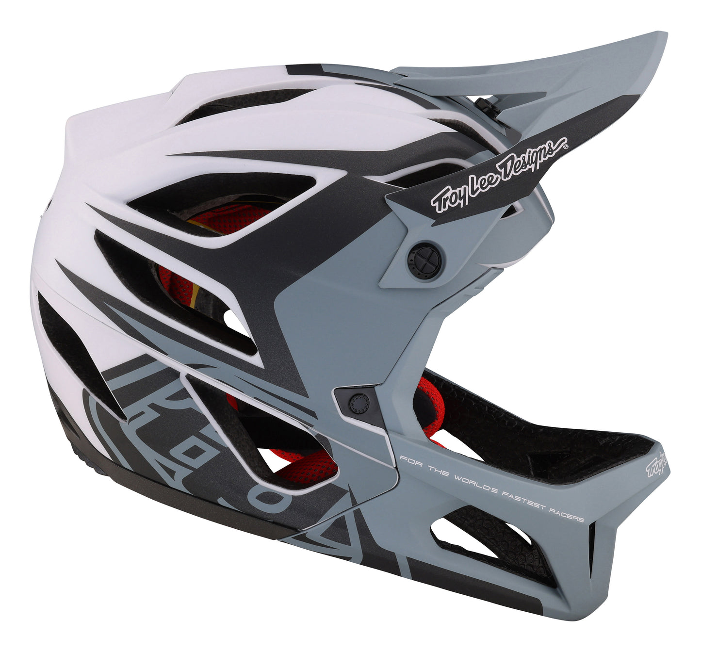 Troy Lee Designs Stage Full Face Helmet with MIPS - Valance - Gray - 2023