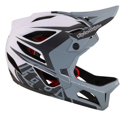 Troy Lee Designs Stage Full Face Helmet with MIPS - Valance - Gray - 2023