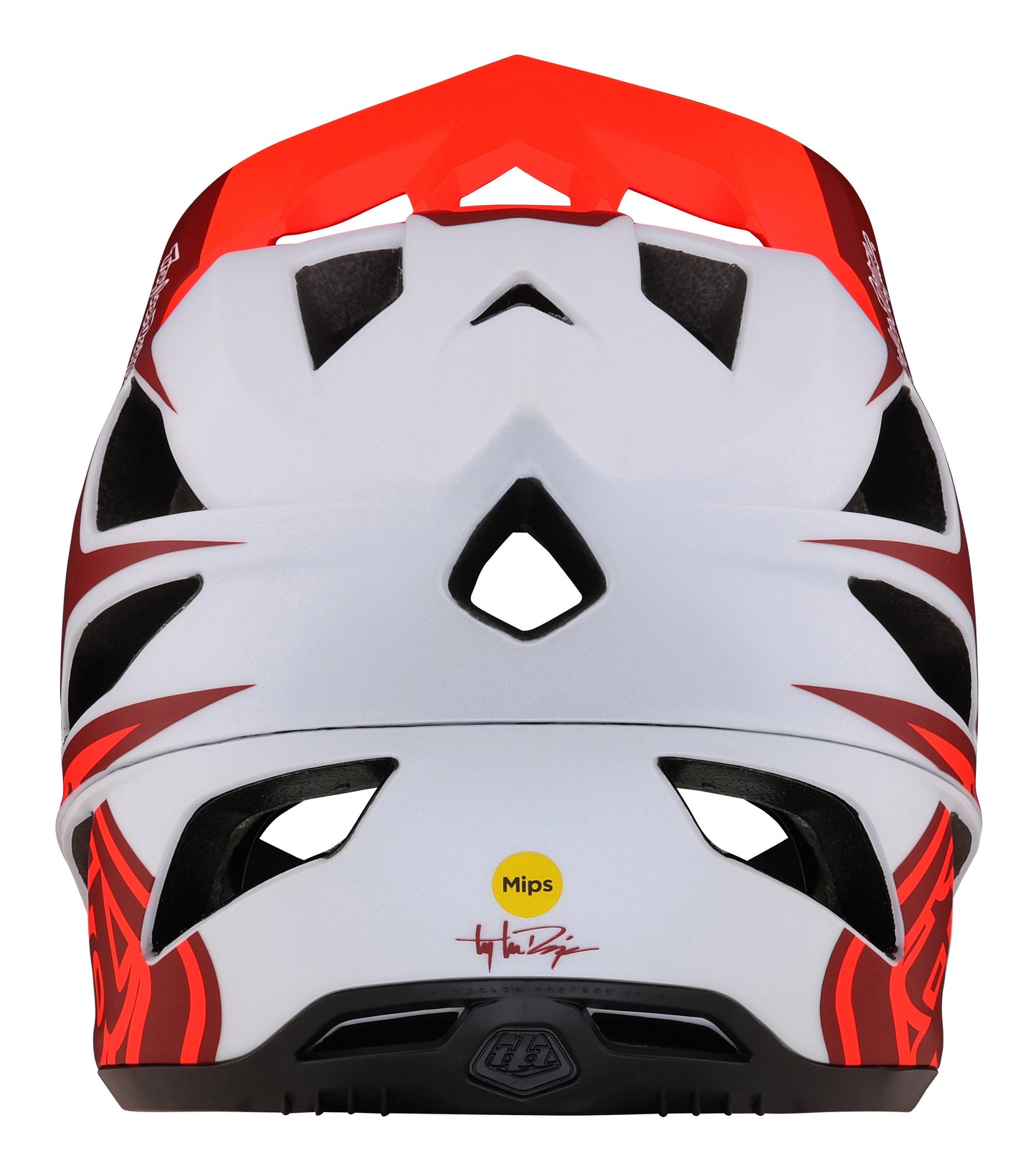 Troy Lee Designs Stage Full Face Helmet with MIPS - Valance - Red - 2023