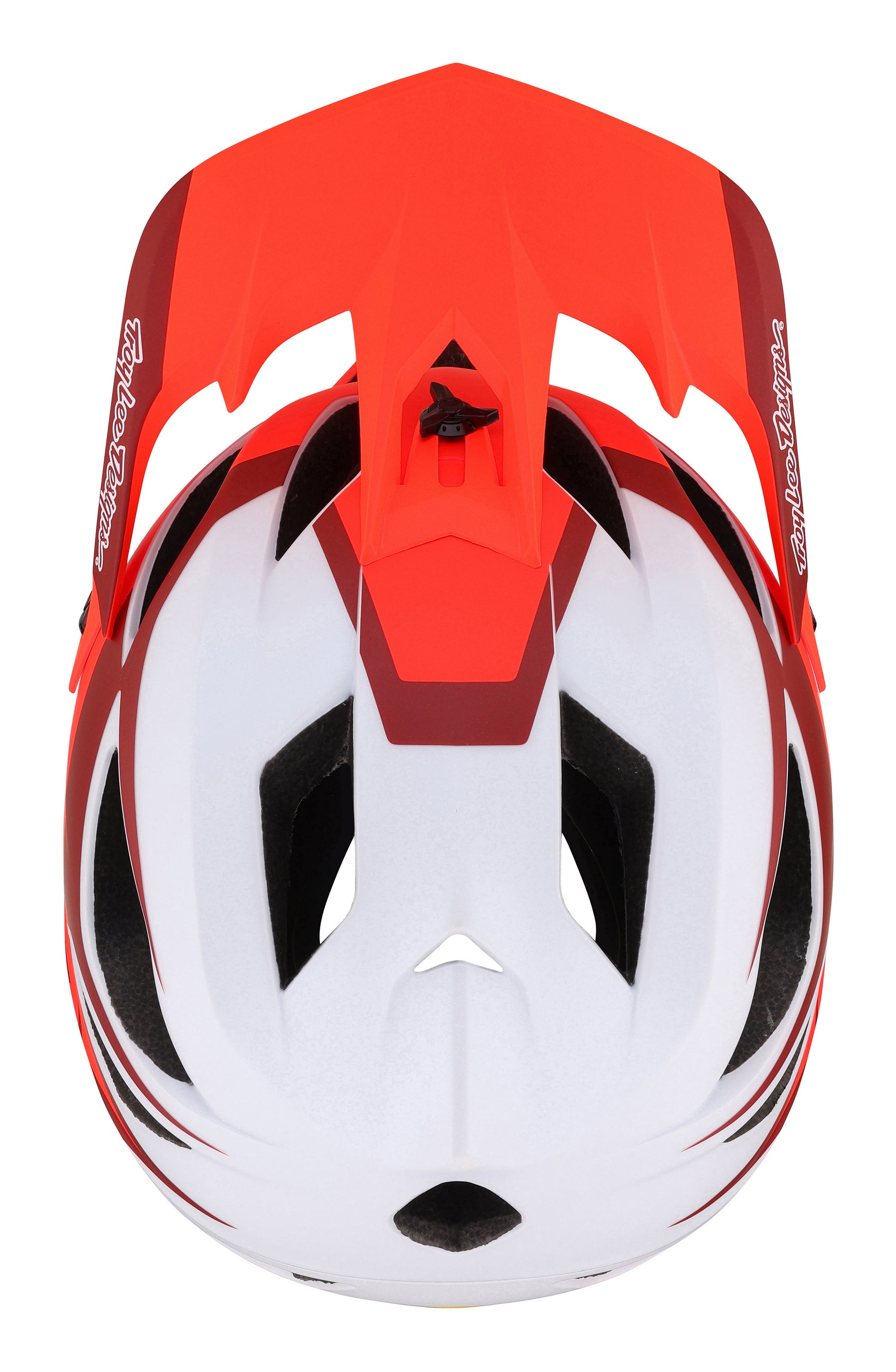 tld downhill helm Troy Lee Designs Stage Full Face Helmet with MIPS - Valance - Red