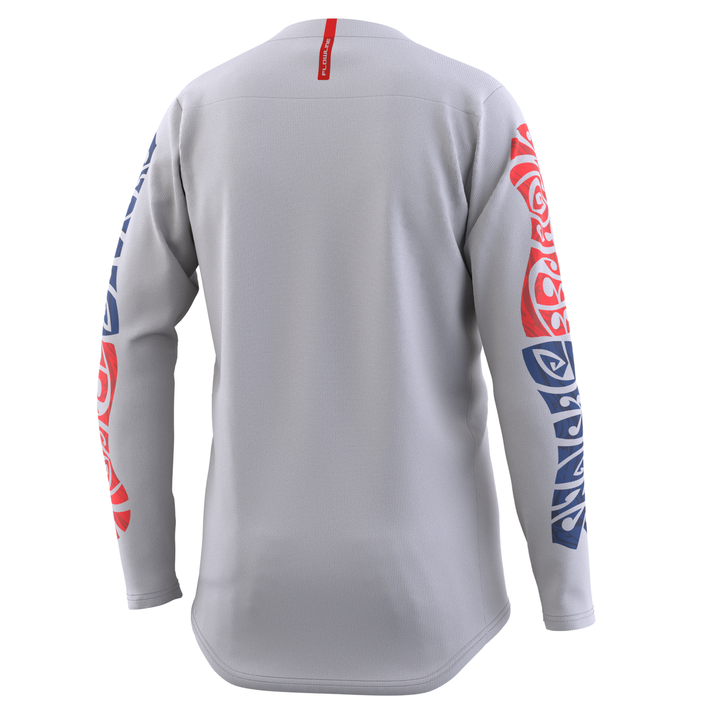 Troy Lee Designs Flowline Long Sleeve MTB Jersey - Tripper - Youth - Cement - 2023