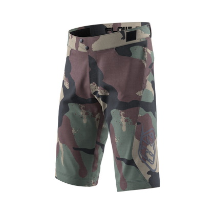 Troy Lee Designs Flowline MTB Short - Shell - Camo - Youth - Woodland - 2023
