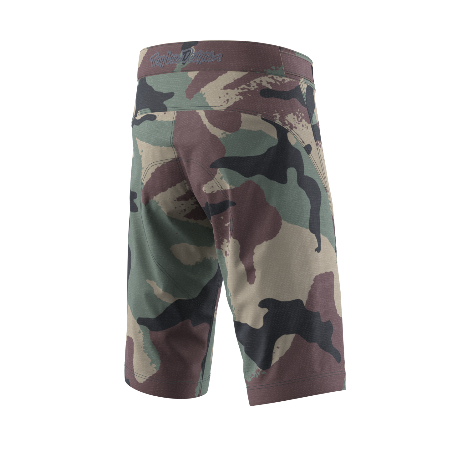 Troy Lee Designs Flowline MTB Short - Shell - Camo - Youth - Woodland - 2023