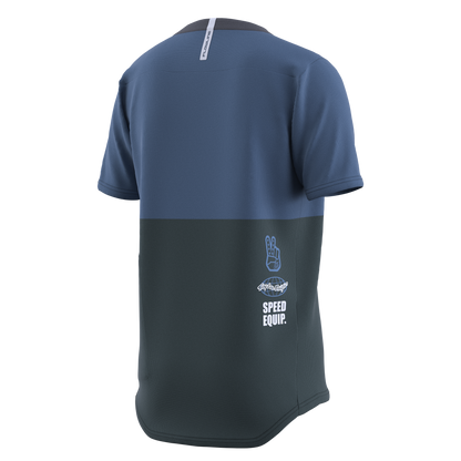 Troy Lee Designs Flowline Short Sleeve MTB Jersey - Scripter - Youth - Windward - 2023