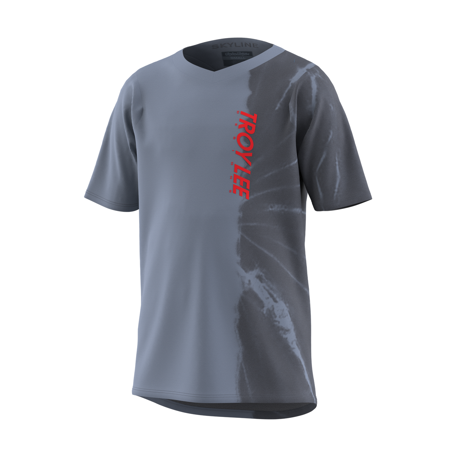 Troy Lee Designs Skyline Short Sleeve MTB Jersey - Half Dye - Youth - Cement - 2023