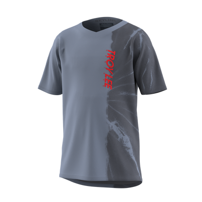 Troy Lee Designs Skyline Short Sleeve MTB Jersey - Half Dye - Youth - Cement - 2023
