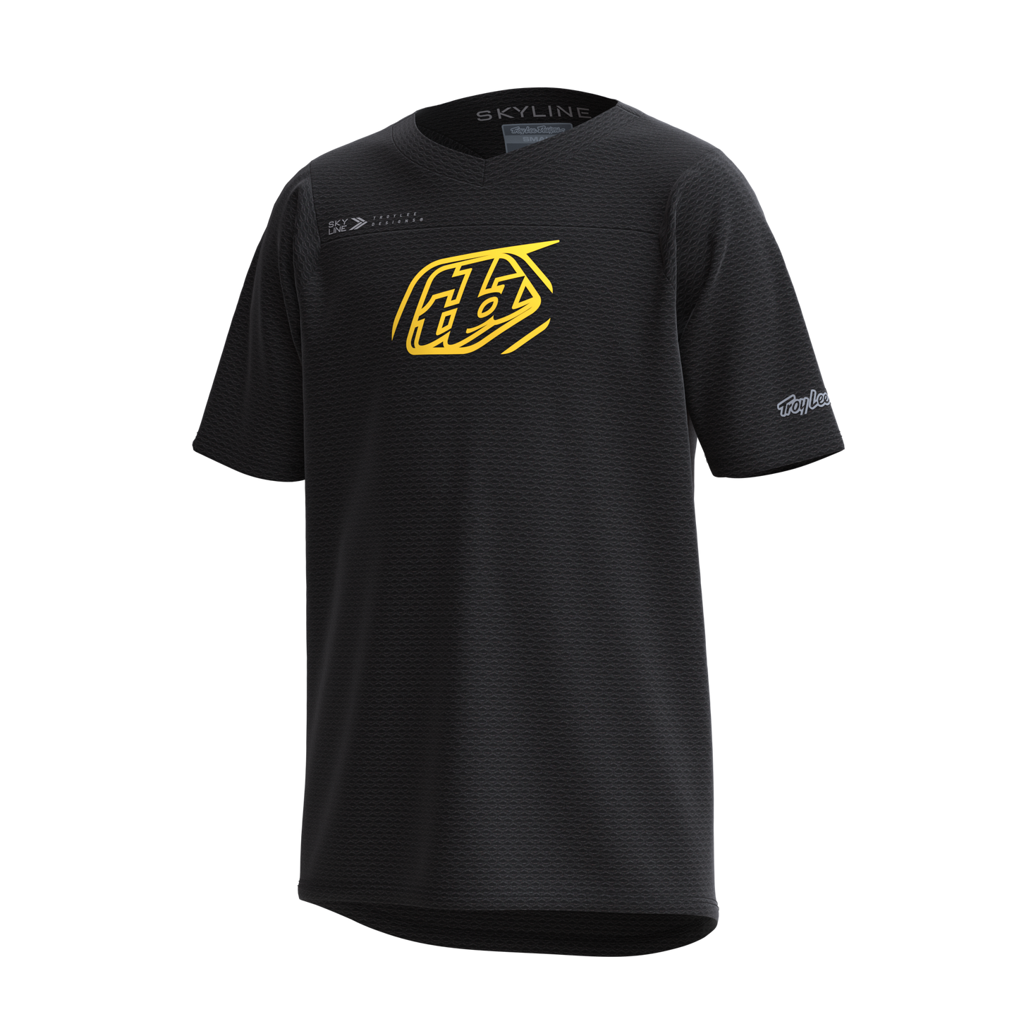 Troy Lee Designs Skyline Short Sleeve MTB Jersey - Iconic - Youth - Black - 2023