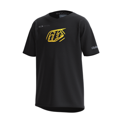Troy Lee Designs Skyline Short Sleeve MTB Jersey - Iconic - Youth - Black - 2023