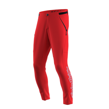 Troy Lee Designs Skyline Pant - Signature - Youth - Fiery Red - 2023