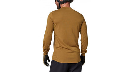 Fox Racing Ranger Dri Release MD Long Sleeve MTB Jersey - Tred - Caramel