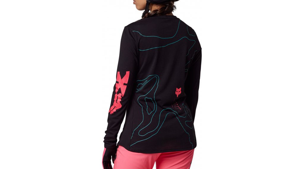 Fox Racing Ranger Mid MTB Jersey - Womens - Lunar Capsule - Black