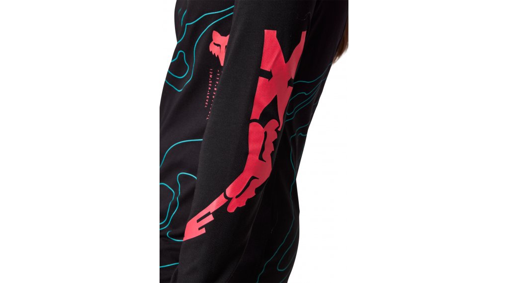 Fox Racing Ranger Mid MTB Jersey - Womens - Lunar Capsule - Black