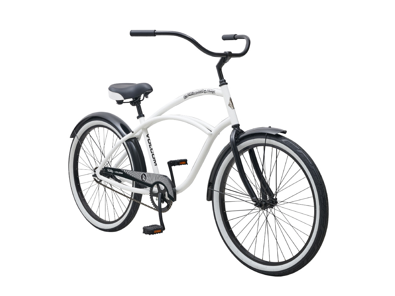 White bike clearance cruiser