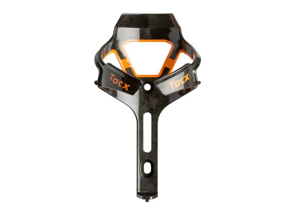 Tacx Ciro Shiny Water Bottle Cage Orange Cambria Bike