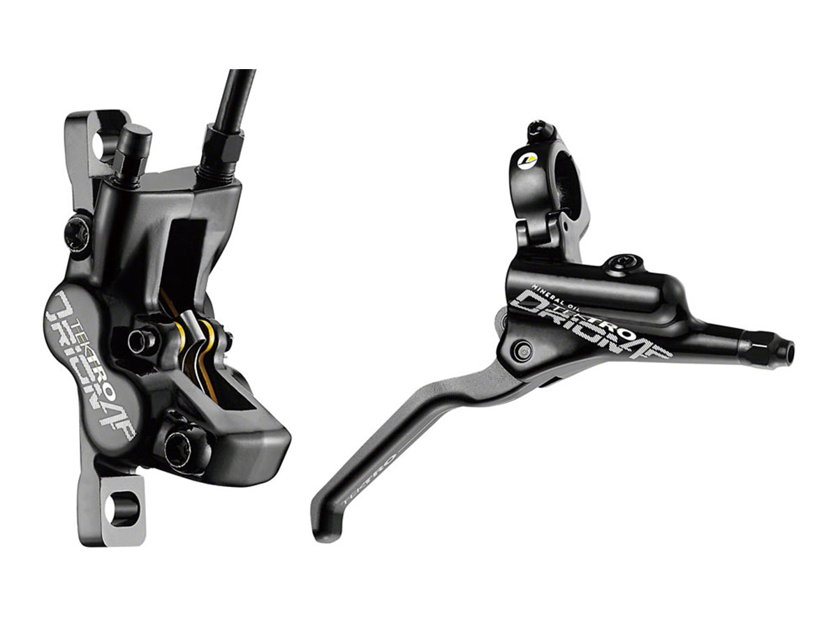 Tektro Orion HD-M475 MTB Disc Brake and Lever - Rear - Black Black Hydro - Post Mount 