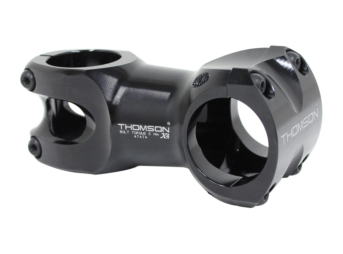 Thomson Elite X4 0deg 31.8 Enduro/DH MTB Stem - Black Black 1.1/8" 80mm