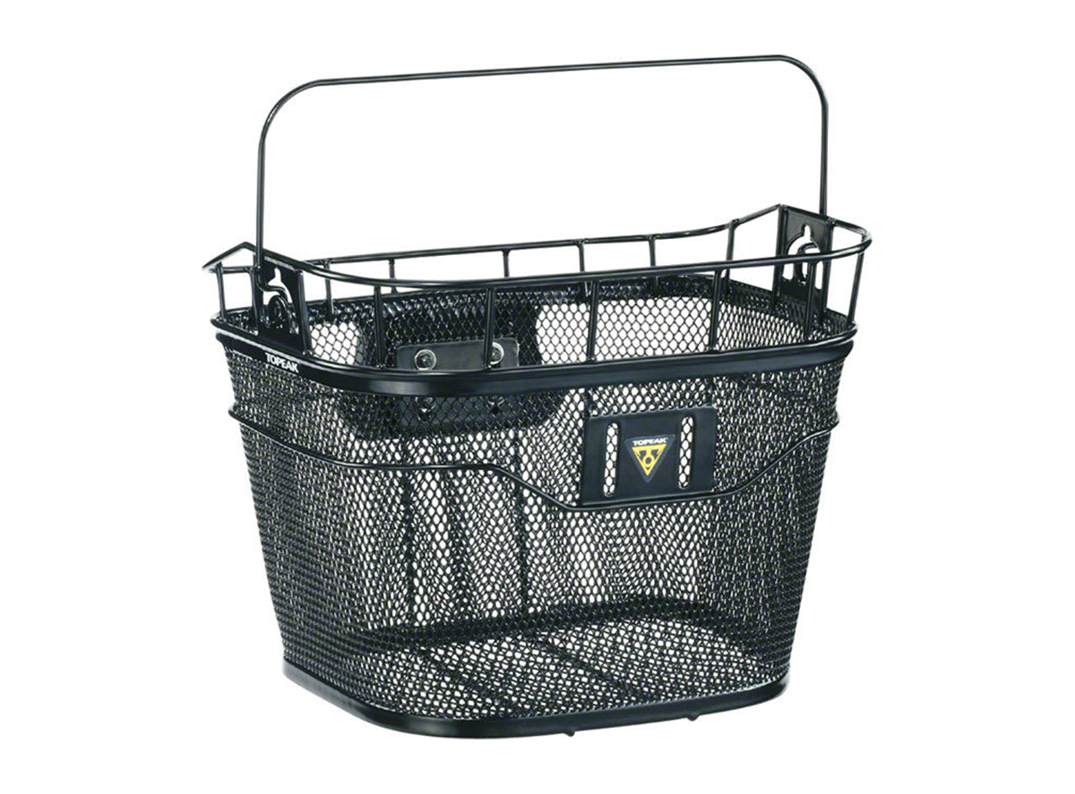 Topeak Front Basket with Fixer 3 Handlebar Bracket Black  