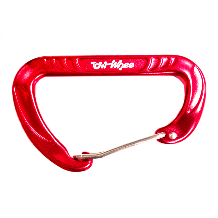 TowWhee Extra Mini Carabiner - Red Red  