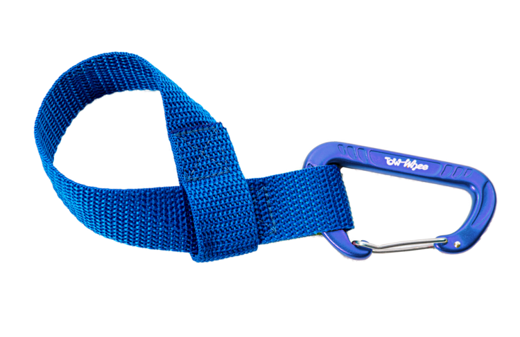 TowWhee Quick Loop 12" Strap with Mini Carabiner - Blue Blue  