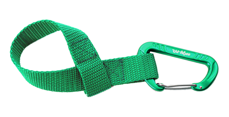 TowWhee Quick Loop 12" Strap with Mini Carabiner - Green Green  