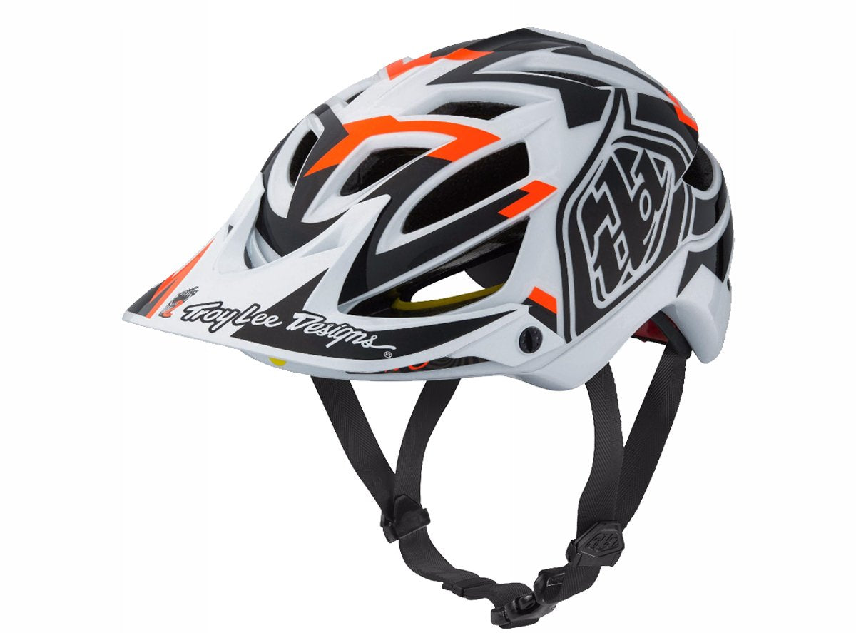 Troy Lee Designs A1 MIPS MTB Helmet - Vertigo - White White Medium/Large 