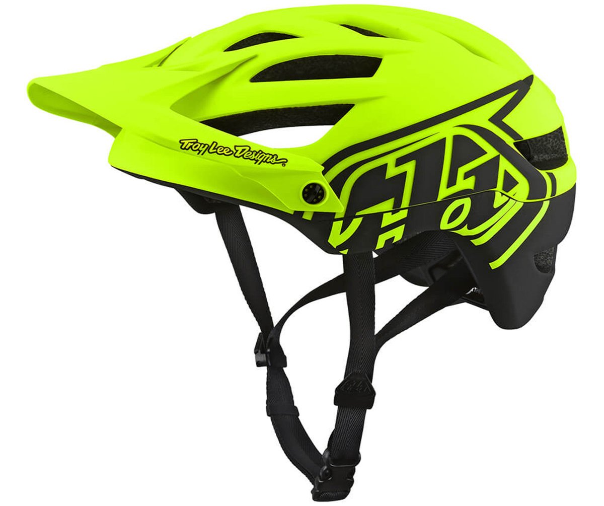 Troy Lee Designs A1 MIPS MTB Helmet - Classic - Flo Yellow - 2018 Flo Yellow Medium/Large 