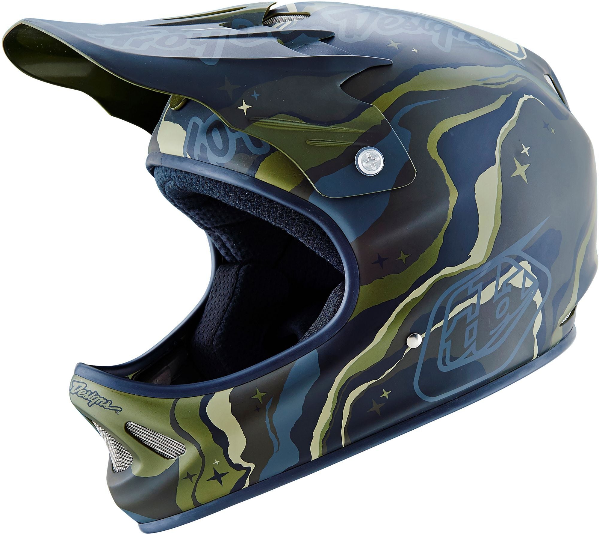 Troy Lee Designs D2 フルフェイスヘルメットM/L Troy Lee Designs D2 Full Face Helmet - Galaxy Green – Cambria Bike