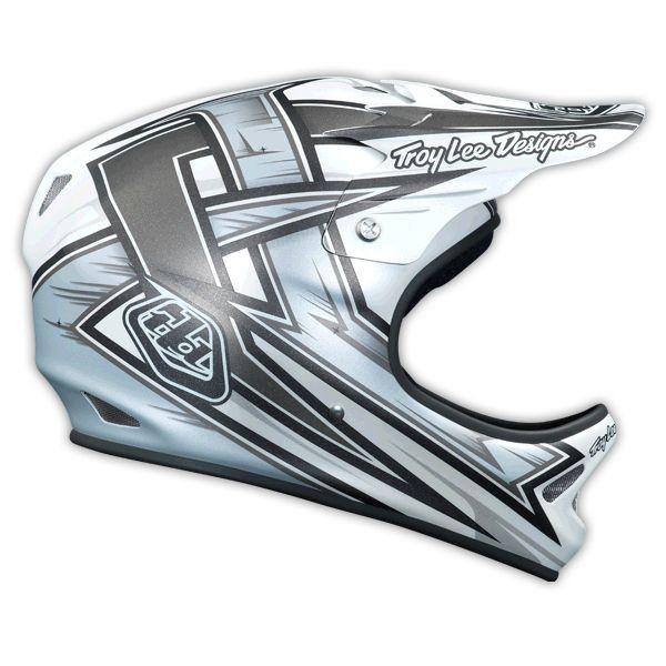 Troy Lee Designs D2 Full Face Helmet - Proven White Proven White X-Small/Small 