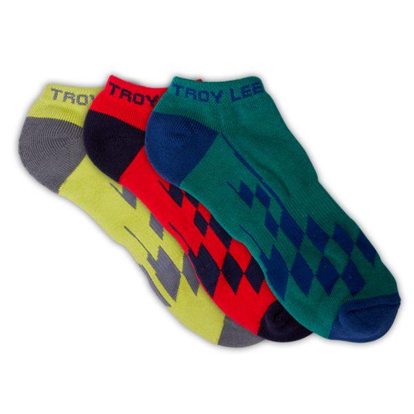 Troy Lee Designs Low Cut Sock - Multi Multi Large/X-Large 