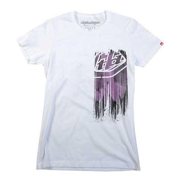 Troy Lee Designs Faded Tee - Womens - White White Medium 