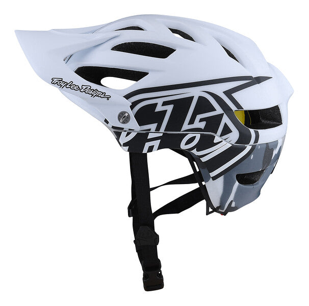 Troy Lee Designs A1 MIPS MTB Helmet - Youth - Camo - White - 2022