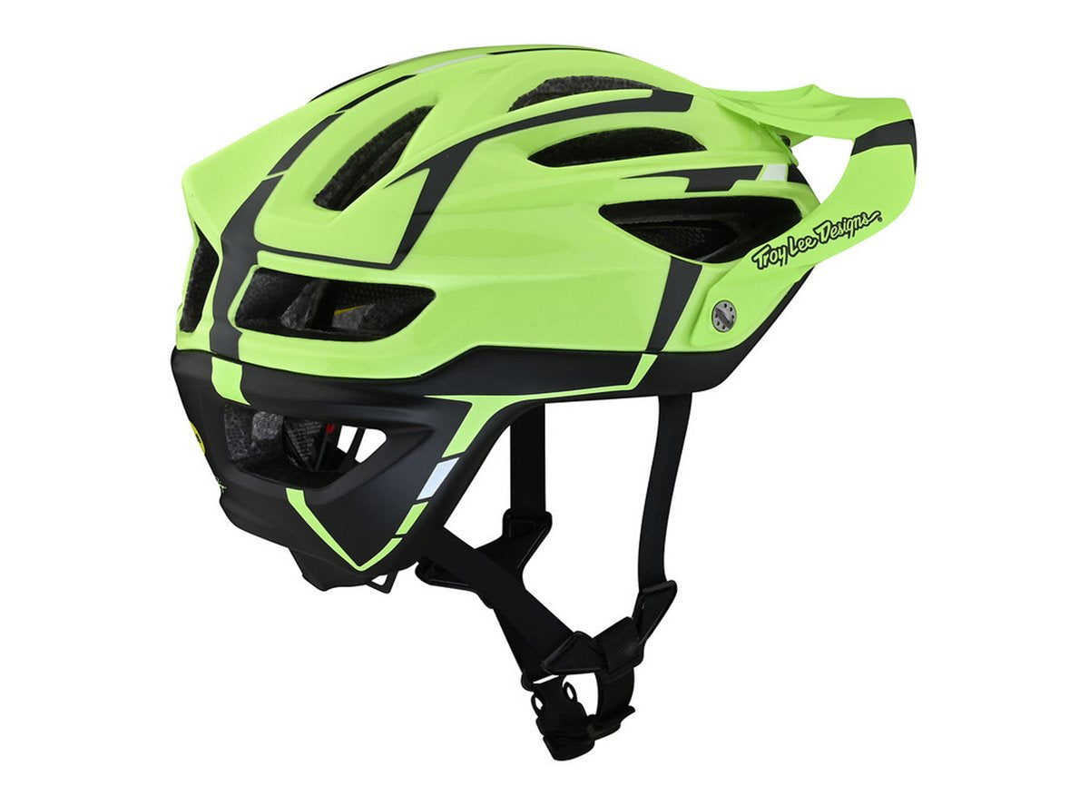 Troy Lee Designs A2 MIPS MTB Helmet - Sliver - Green-Gray