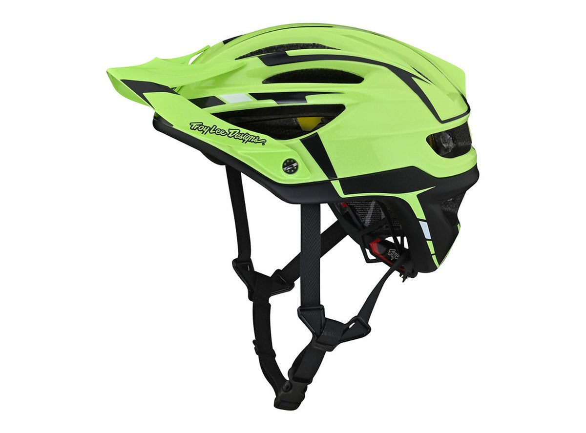 Troy Lee Designs A2 MIPS MTB Helmet - Sliver - Green-Gray Green - Gray Small 