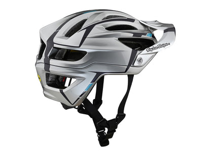 Troy Lee Designs A2 MIPS MTB Helmet - Sliver - Silver-Burgundy