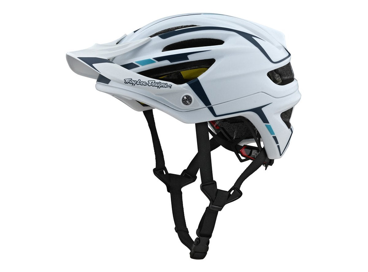 Troy Lee Designs A2 MIPS MTB Helmet - Sliver - White-Marine