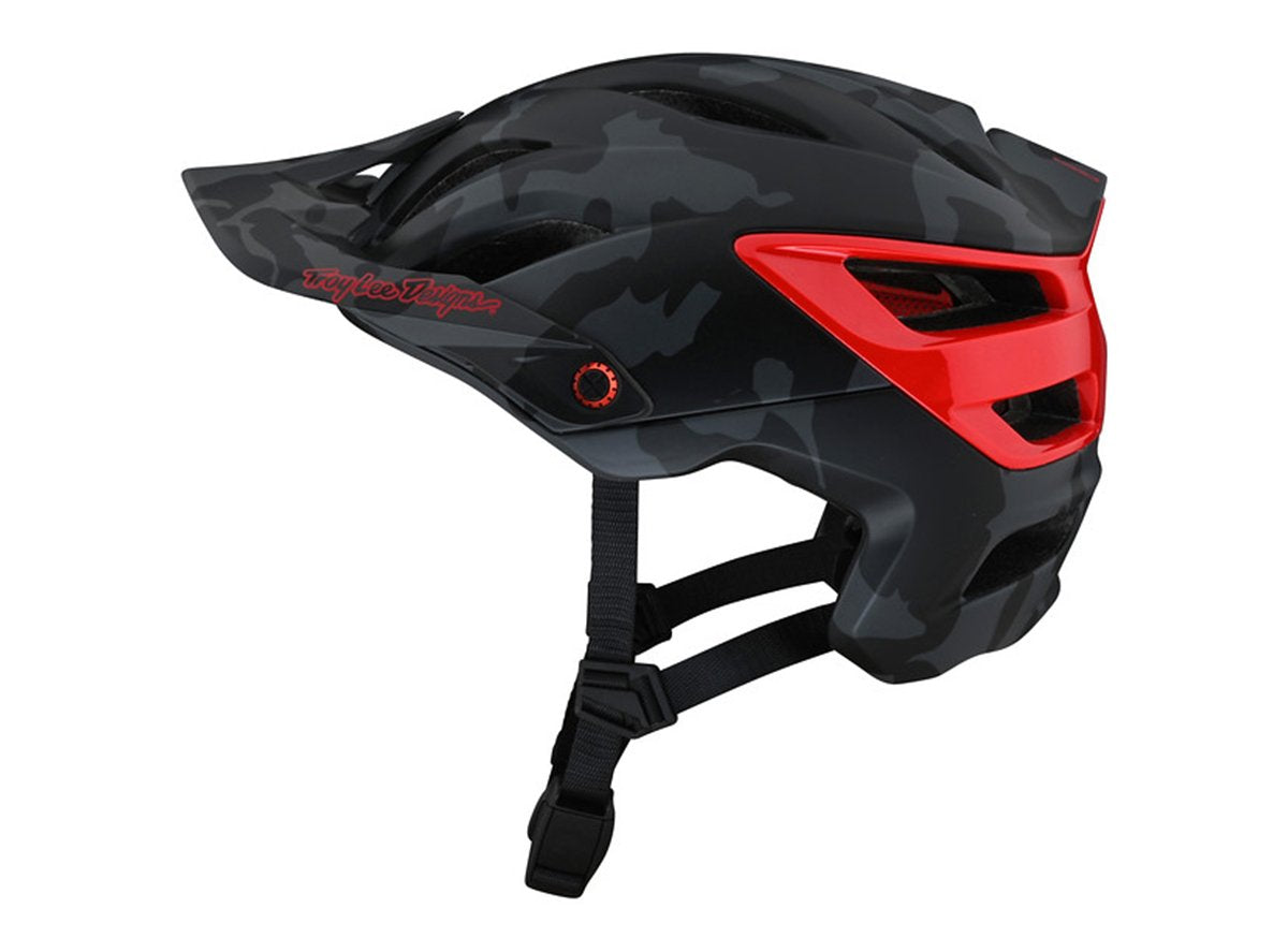 Troy Lee Designs A3 MIPS MTB Helmet - Camo Gray-Red