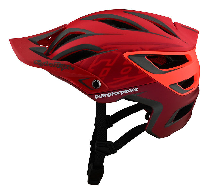 Troy Lee Designs A3 MIPS MTB Helmet - Pump for Peace Red