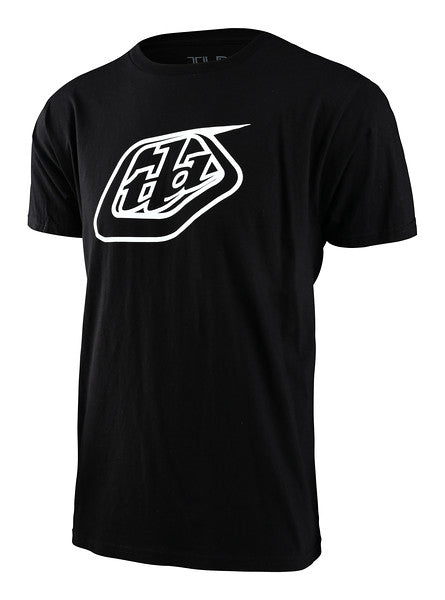 Troy Lee Designs Badge Short Sleeve Tee - Black Black Small 