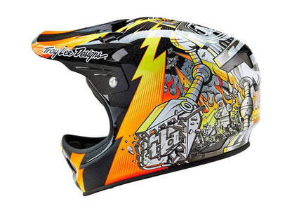 Troy Lee Designs D2 Invade Full Face Helmet - Black