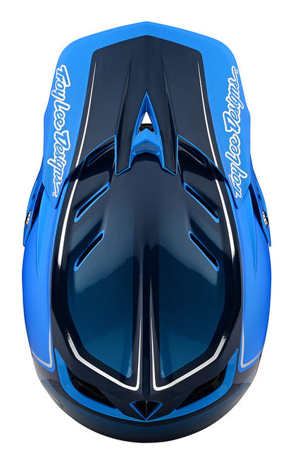 Troy Lee Designs D4 Composite Full Face Helmet - Shadow - Blue - 2022