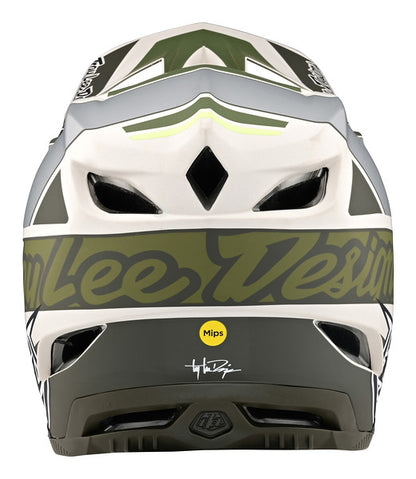 Troy Lee Designs D4 Composite Full Face Helmet - Team - Military - 2022